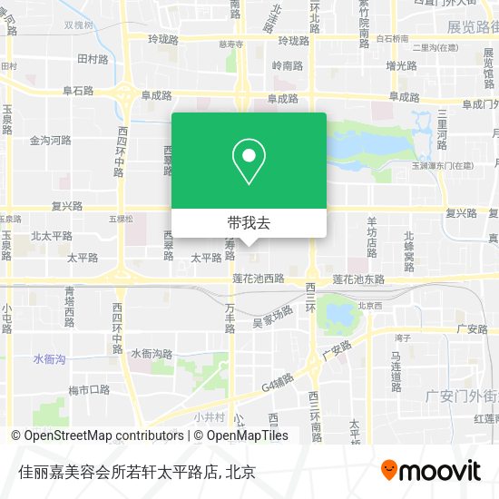 佳丽嘉美容会所若轩太平路店地图