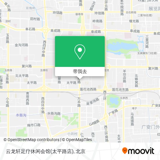 云龙轩足疗休闲会馆(太平路店)地图