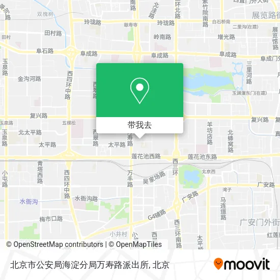 北京市公安局海淀分局万寿路派出所地图