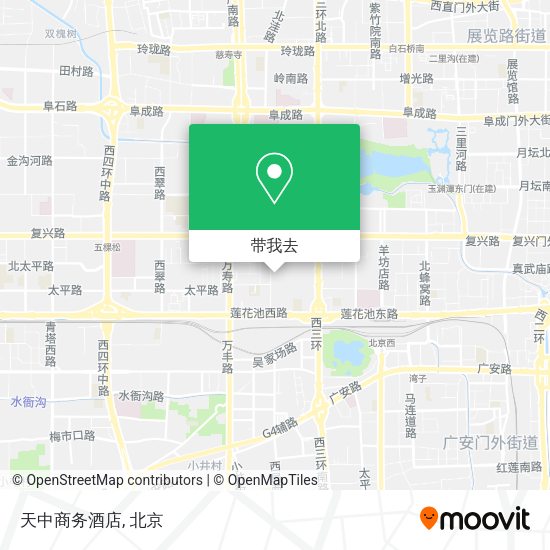 天中商务酒店地图