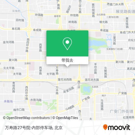 万寿路27号院-内部停车场地图