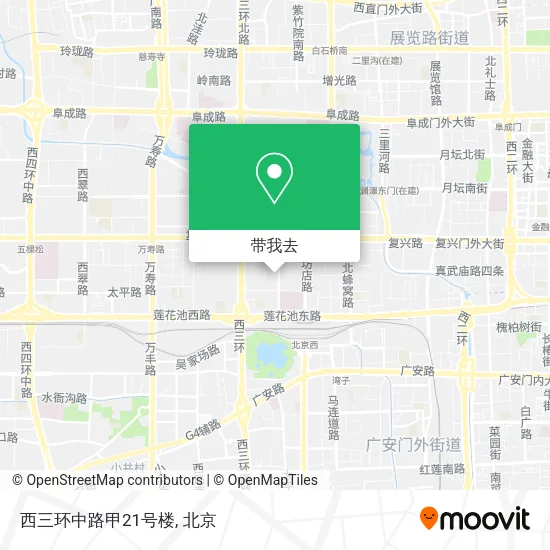 西三环中路甲21号楼地图