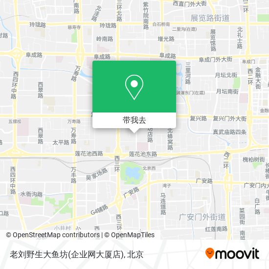 老刘野生大鱼坊(企业网大厦店)地图