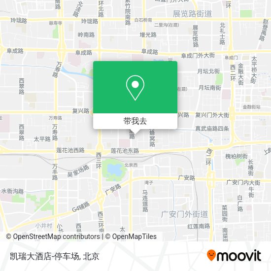 凯瑞大酒店-停车场地图