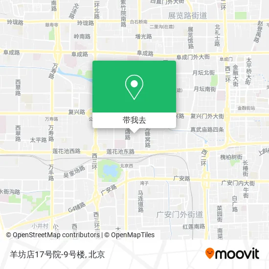 羊坊店17号院-9号楼地图