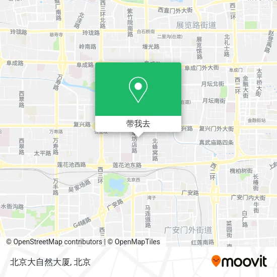 北京大自然大厦地图