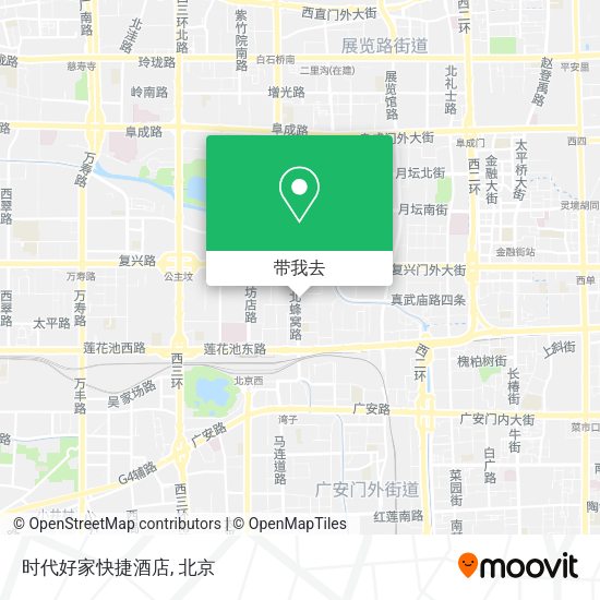 时代好家快捷酒店地图