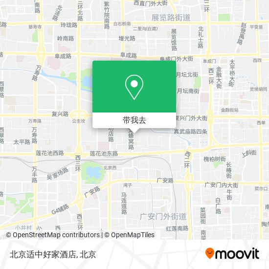 北京适中好家酒店地图