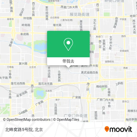 北蜂窝路5号院地图