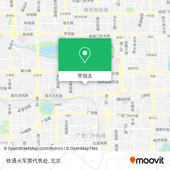 铁通火车票代售处地图