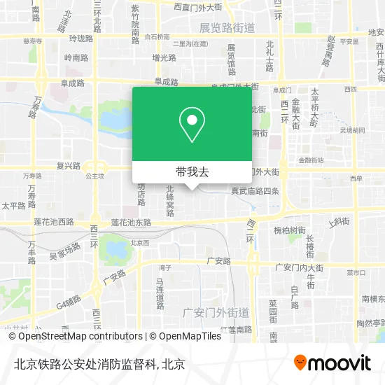 北京铁路公安处消防监督科地图
