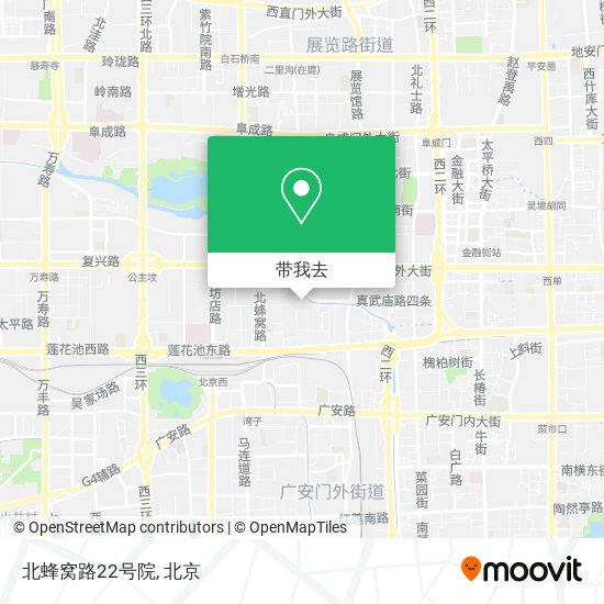 北蜂窝路22号院地图