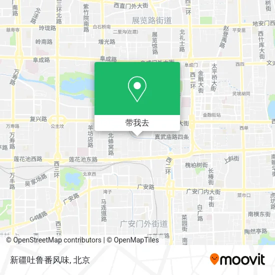 新疆吐鲁番风味地图