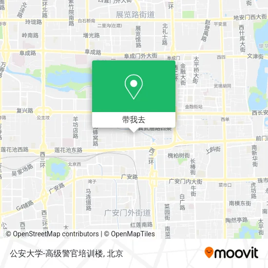 公安大学-高级警官培训楼地图