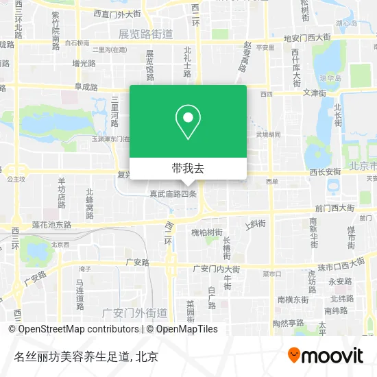 名丝丽坊美容养生足道地图