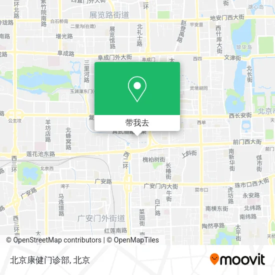 北京康健门诊部地图