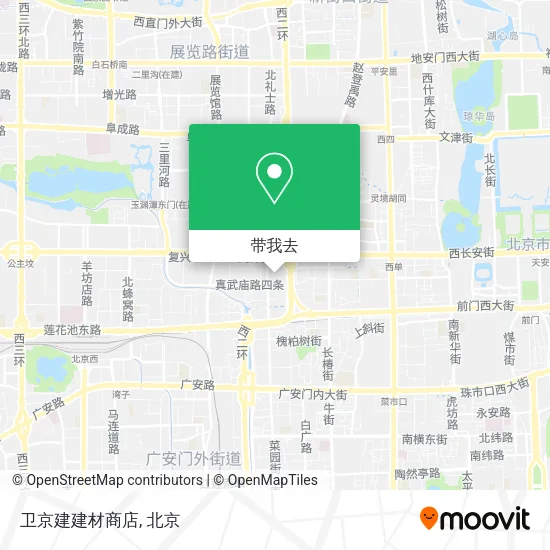卫京建建材商店地图