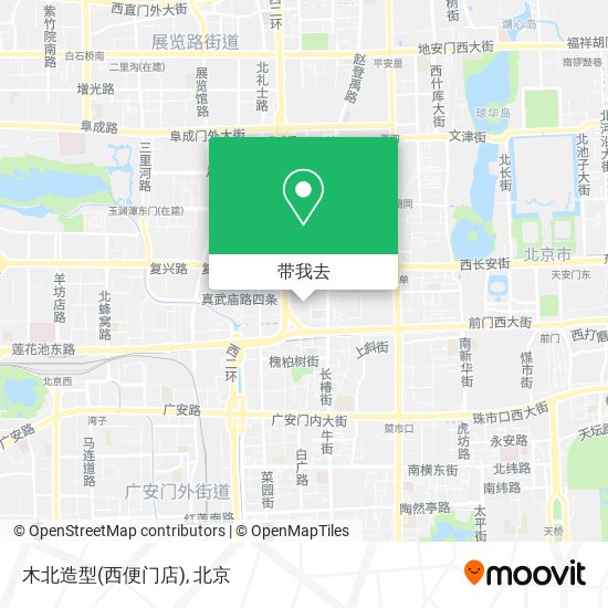 木北造型(西便门店)地图