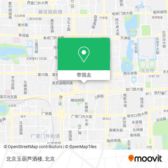 北京玉葫芦酒楼地图