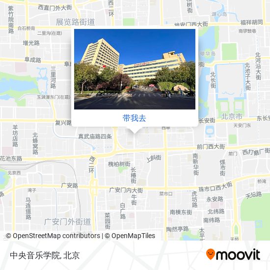 中央音乐学院地图