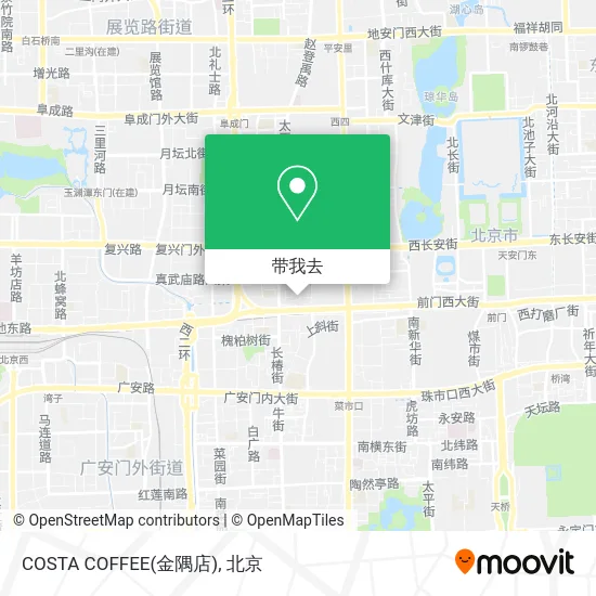 COSTA COFFEE(金隅店)地图