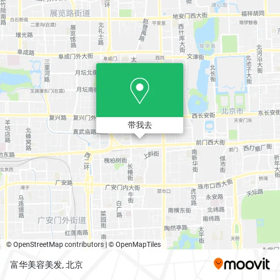 富华美容美发地图