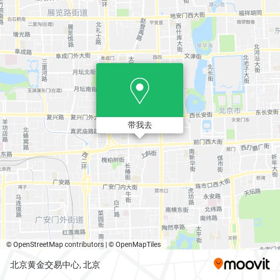 北京黄金交易中心地图