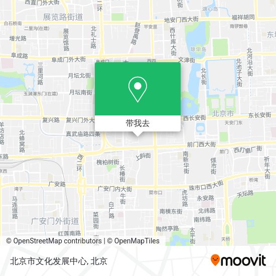 北京市文化发展中心地图