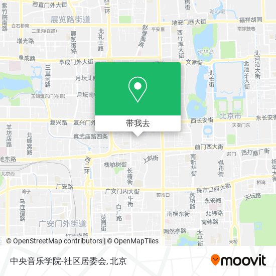 中央音乐学院-社区居委会地图
