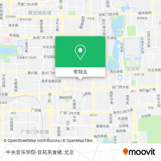 中央音乐学院-音苑美食楼地图