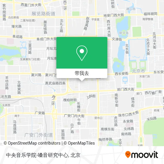 中央音乐学院-嗓音研究中心地图