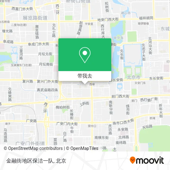金融街地区保洁一队地图
