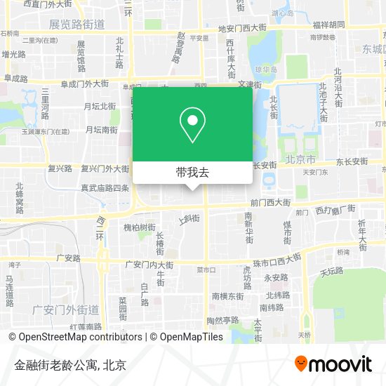 金融街老龄公寓地图