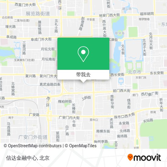 信达金融中心地图