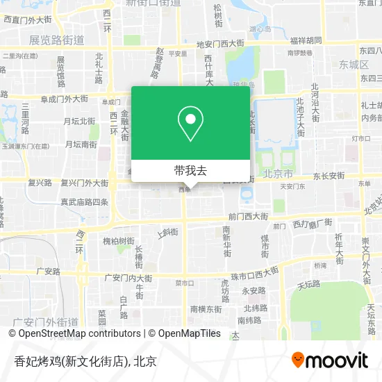 香妃烤鸡(新文化街店)地图