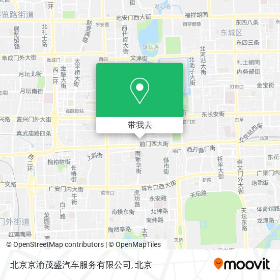 北京京渝茂盛汽车服务有限公司地图