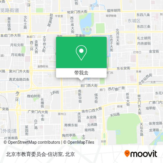 北京市教育委员会-信访室地图