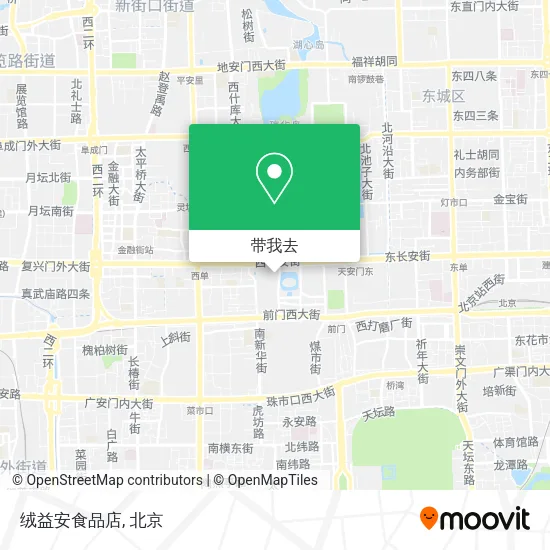 绒益安食品店地图