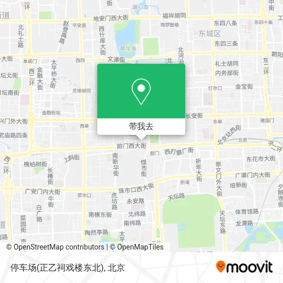 停车场(正乙祠戏楼东北)地图