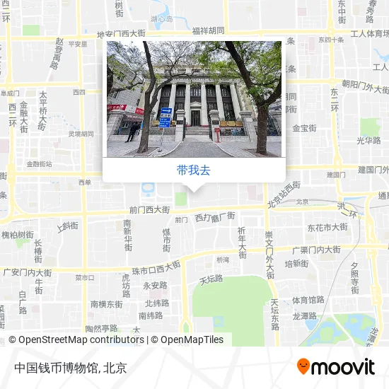 中国钱币博物馆地图