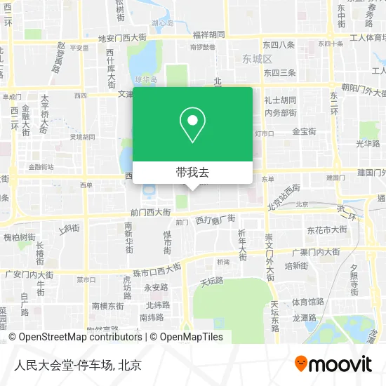 人民大会堂-停车场地图