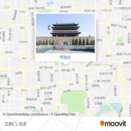 正阳门地图