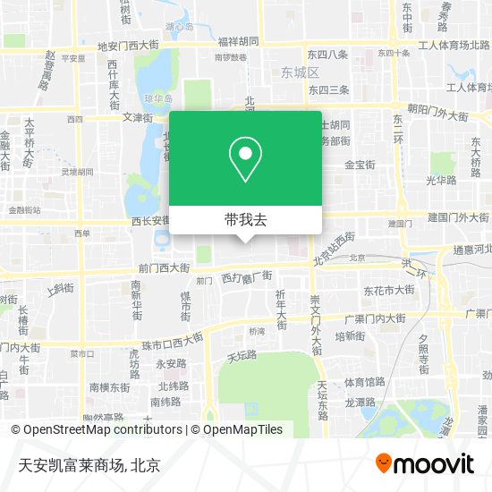 天安凯富莱商场地图