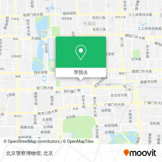 北京警察博物馆地图