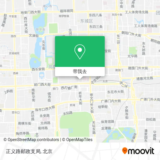 正义路邮政支局地图