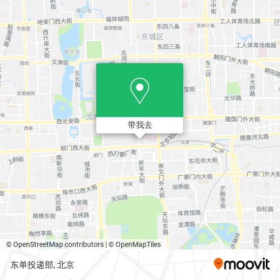 东单投递部地图