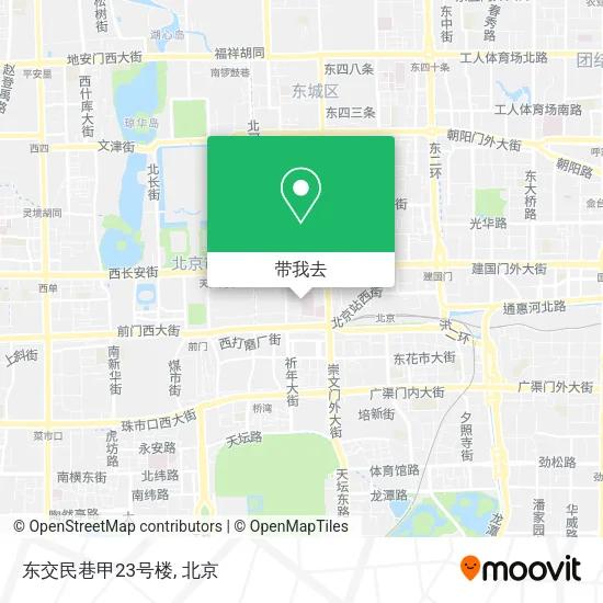 东交民巷甲23号楼地图