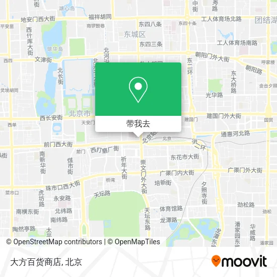 大方百货商店地图