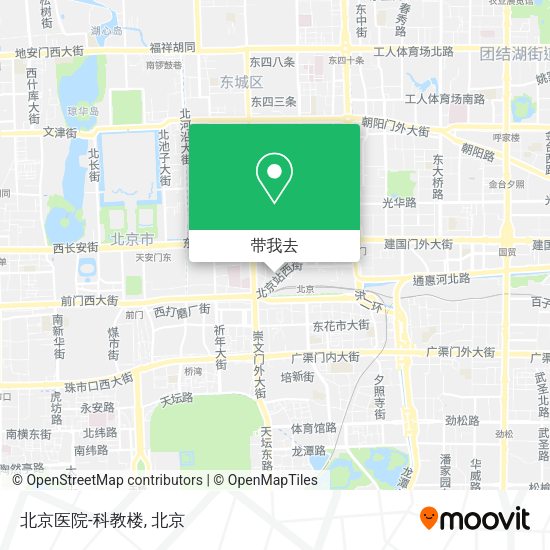 北京医院-科教楼地图