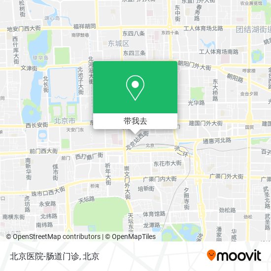北京医院-肠道门诊地图
